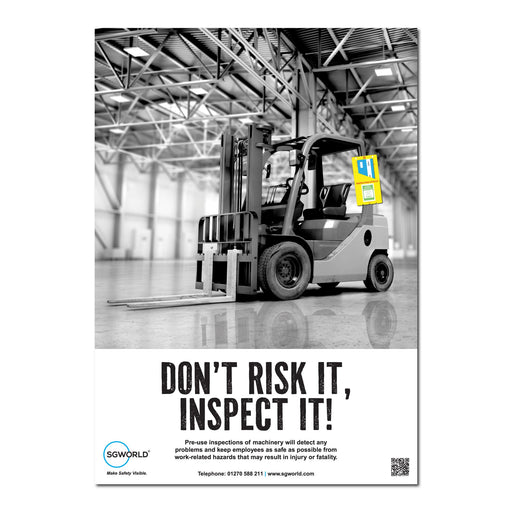 Don’t Risk It, Inspect It - Poster