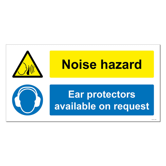 Caution Noise Hazard Safety Sign